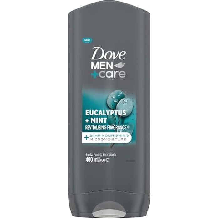 Dove Man Care Buddy Face Hair Eucalyptus Mint 400Ml - Image 1